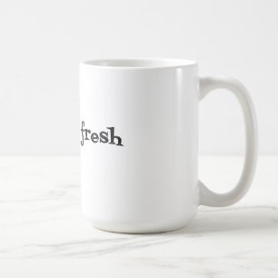 Tasse bariolée fraîche en croissant