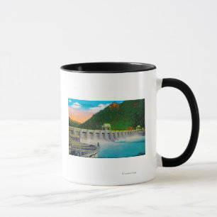 Tasse Barrage de Bonneville sur la rivière Columbia
