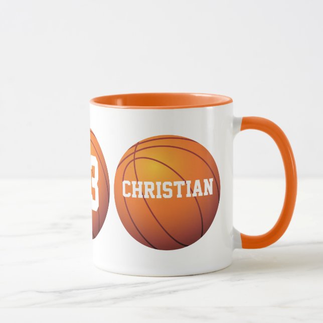 Tasse Basket-ball personnalisé (Droite)