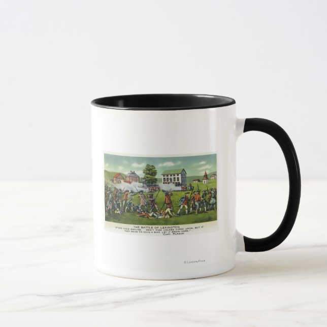 Tasse Bataille de Lexington Scene (Droite)