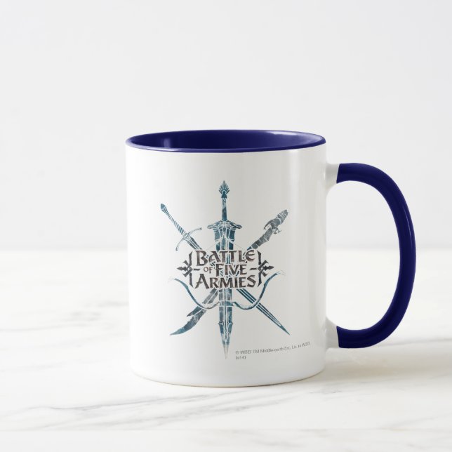 Tasse BATAILLE DU logo CINQ ARMIES™ (Droite)