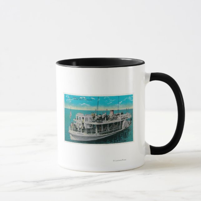 Tasse Bateau en fond de verre à Avalon, Catalina Island (Droite)