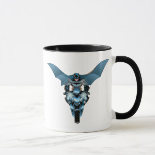 Tasse Batman à vélo avec cape