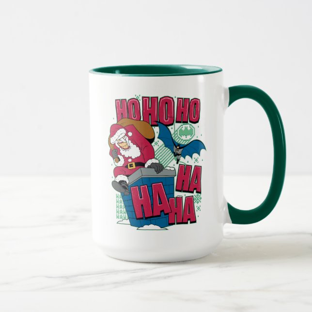 Tasse Batman | Joker Santa Claus Escalade de Chimney (Droite)