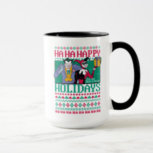 Tasse Batman   Joyeuses fêtes Joker & Harley Quinn