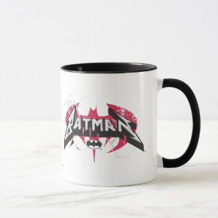 Tasse Batman Logo rouge et noir