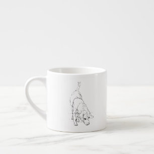 Tasse Beagle – Mug à café avec chien en encre dess