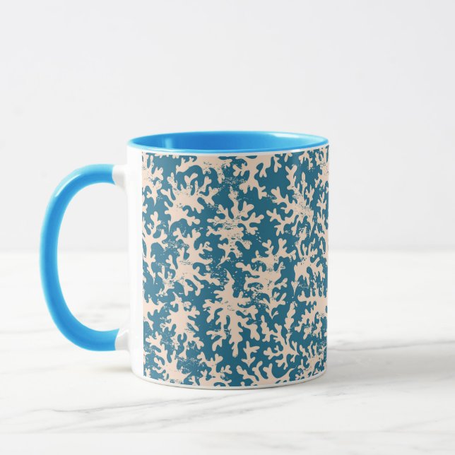 Tasse Beau motif de corail (Gauche)