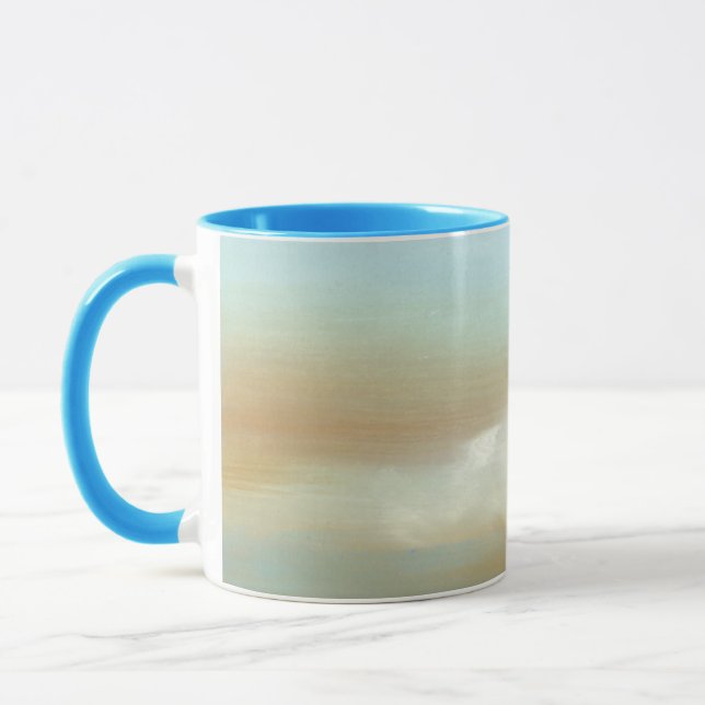 Tasse Beau paysage avec nuages fluides (Gauche)