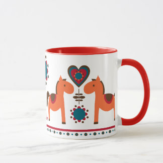 Tasse Beaux rétros chevaux