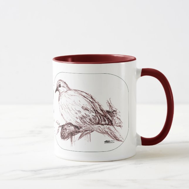 Tasse Bébé de deuil de colombe (Droite)