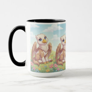 Tasse bébé griffon   Créature de fantasy mignonne