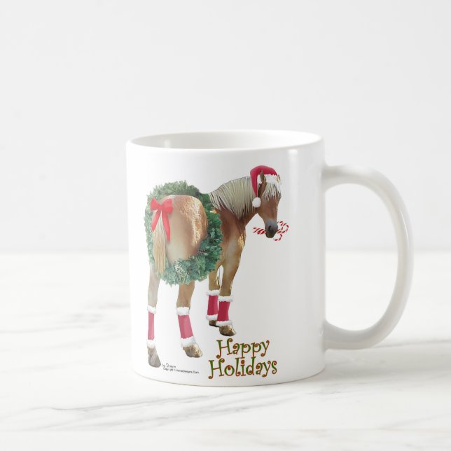 Tasse belge de Noël de cheval de trait (Droite)