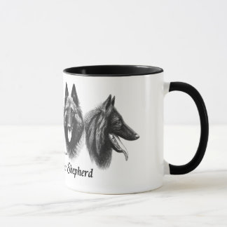 Tasse belge de Tervuren Malinois Groenendael de