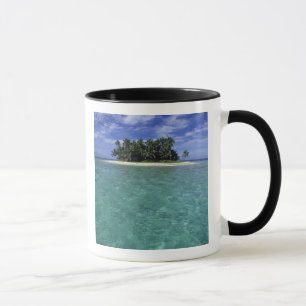 Tasse Belize, récif barrière, île ou cayon sans nom.