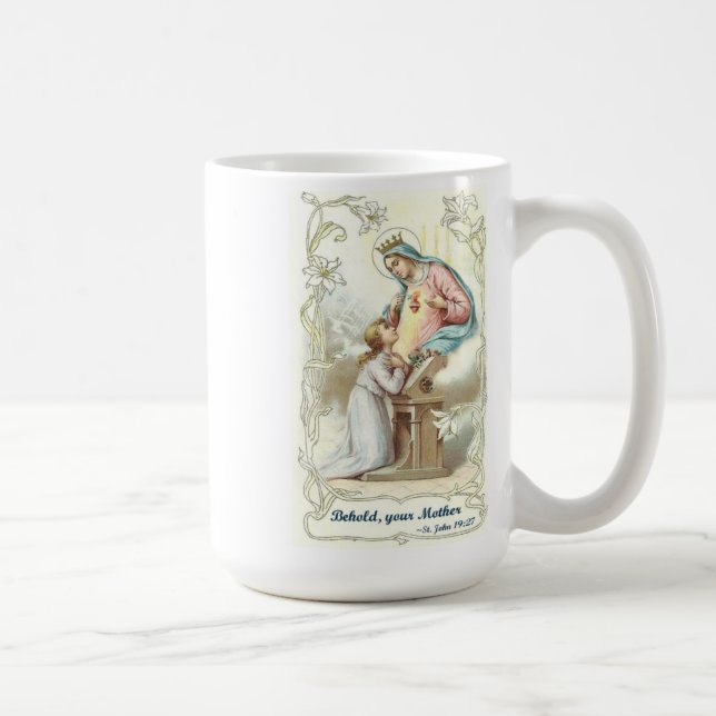 Tasse bénie de Vierge Marie (Droite)