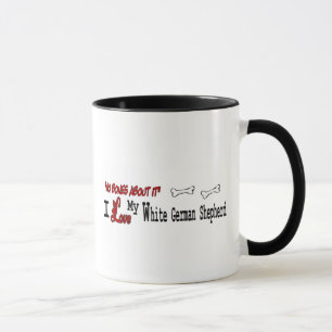 Tasse Berger Blanc Allemand (Je l'aime)
