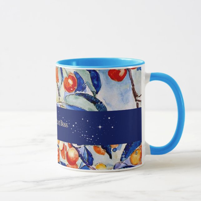 Tasse Best Boss du monde (oeuvre de Theo van Rysselbergh (Droite)