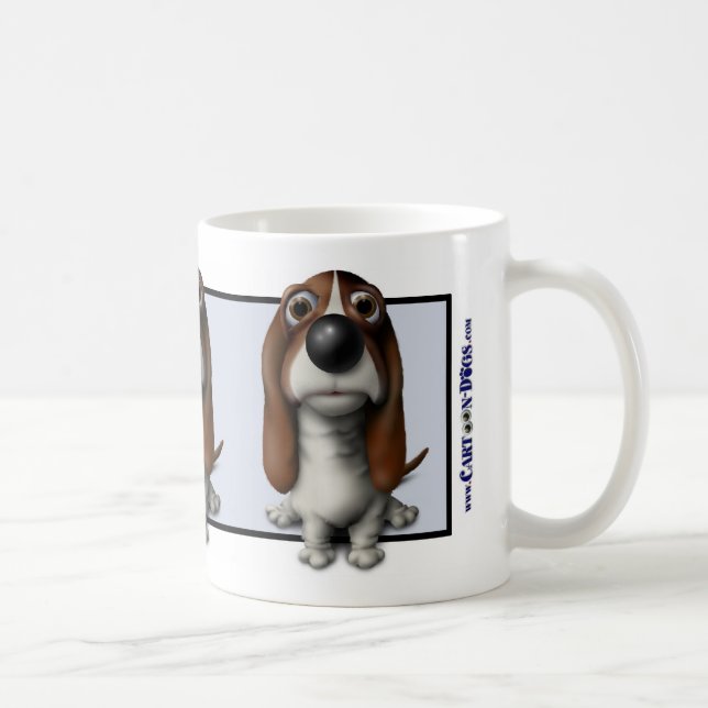 Tasse BH1 de Basset Hound (Droite)