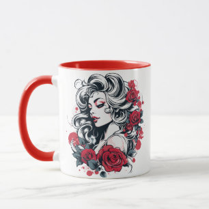 Tasse bicolore de créateur unique