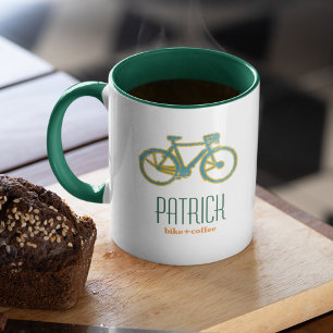 Tasse bicyclettes cool personnalisées