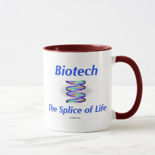 Tasse Biotechnologie. L'épissure de la vie. (arrière -