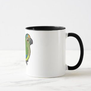Tasse Birdorable Pêche-a affronté la perruche