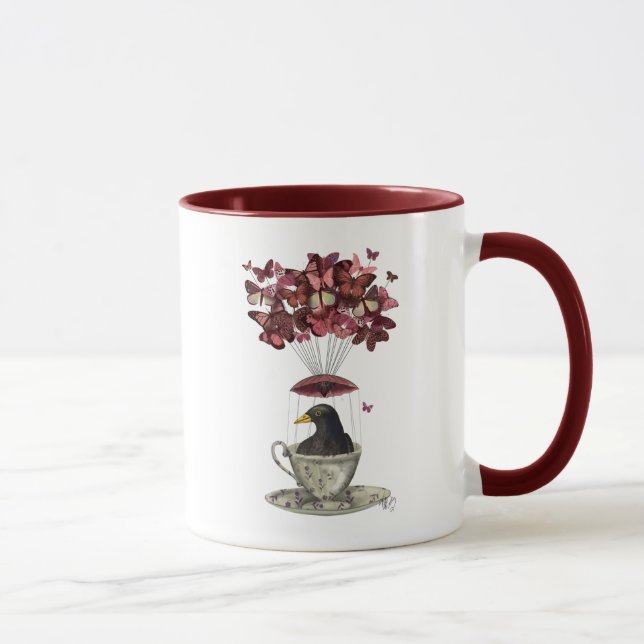 Tasse Blackbird Dans Teup (Droite)