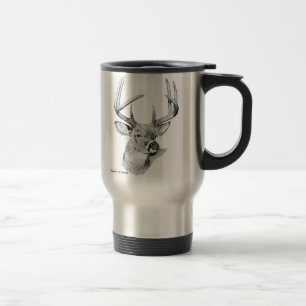tasse Blanc-coupée la queue de cerfs communs