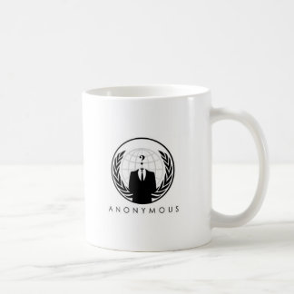 Tasse blanche anonyme (logo)