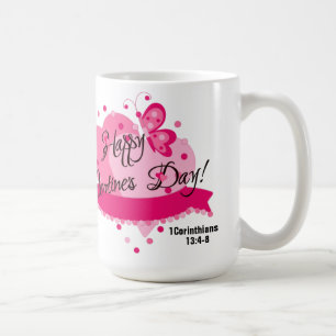 Tasse blanche classique Amour