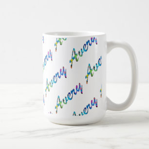 Tasse blanche classique d'Avery
