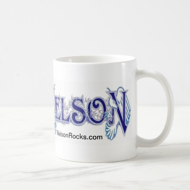 Tasse blanche classique du NELSON (Droite)