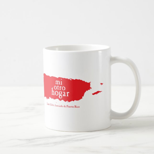 Tasse blanche classique PORTO RICO (Droite)