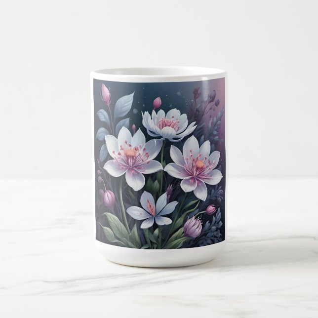 Tasse blanche de base 15 oz (Centre)