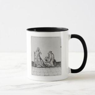 Tasse Blanche de Castille Queen de la France et elle