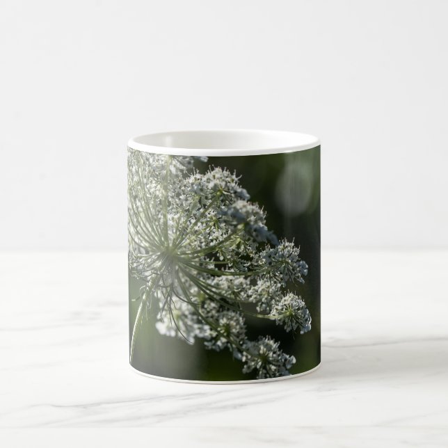Tasse blanche de tasse de fleur sauvage de (Centre)