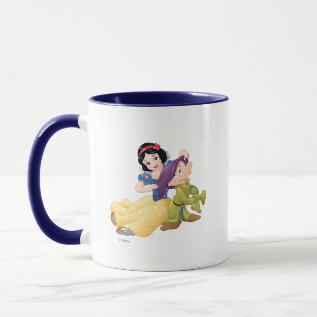Tasse Blanche Neige Et Dopey (Gauche)