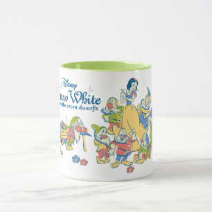 Tasse Blanche-Neige et les sept nains en pause