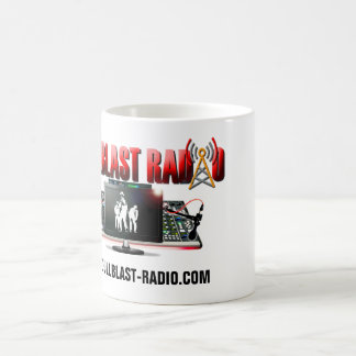 Tasse blanche par radio de Fullblast
