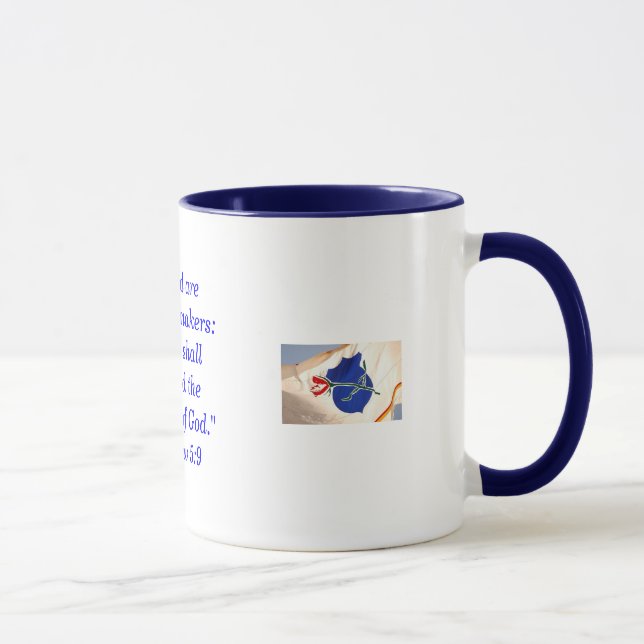 Tasse Blessed sont les fabricants de paix…. (Droite)