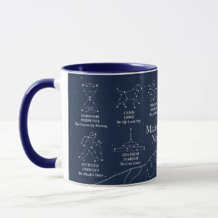 Tasse bleu 11 oz Ciel nocturne du comté de Marin