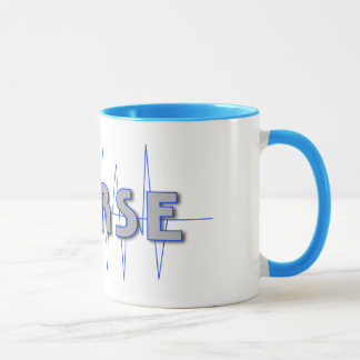 TASSE BLEU D'INFIRMIÈRE