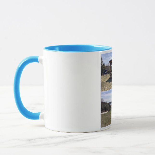 tasse bleu , les bergeronnes (Gauche)