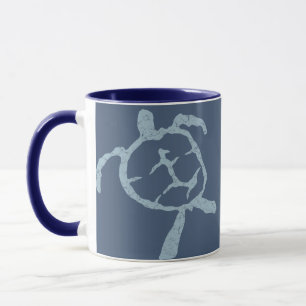 Tasse bleu-tortue