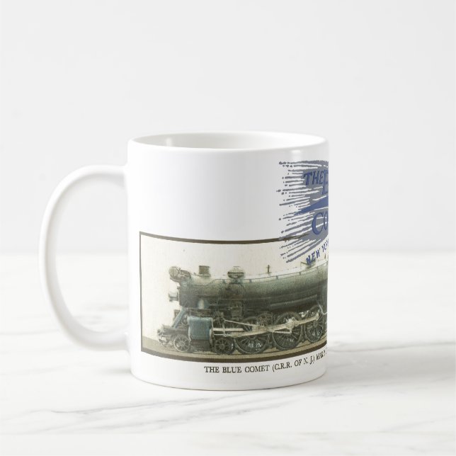 Tasse bleue 2 de comète (Gauche)