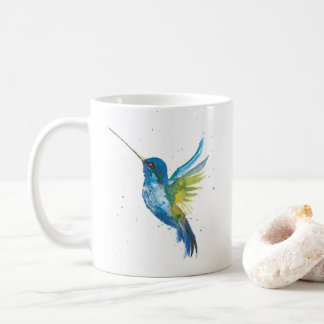 Tasse bleue de colibri