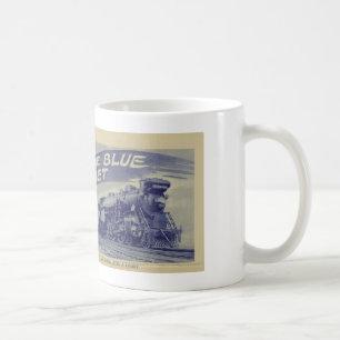 Tasse bleue de comète