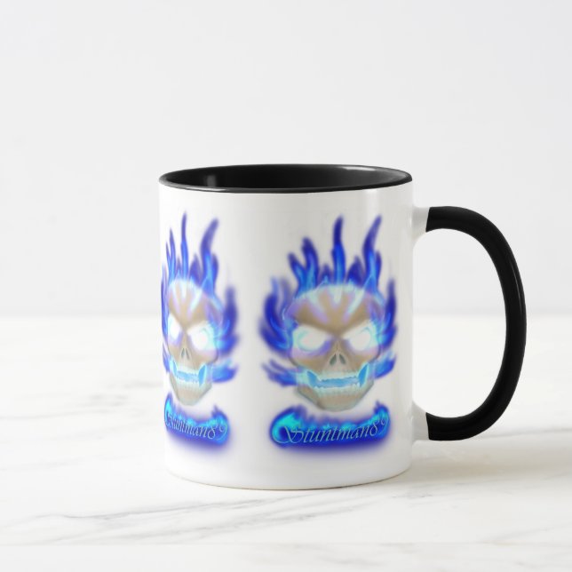 Tasse bleue de crâne (Droite)