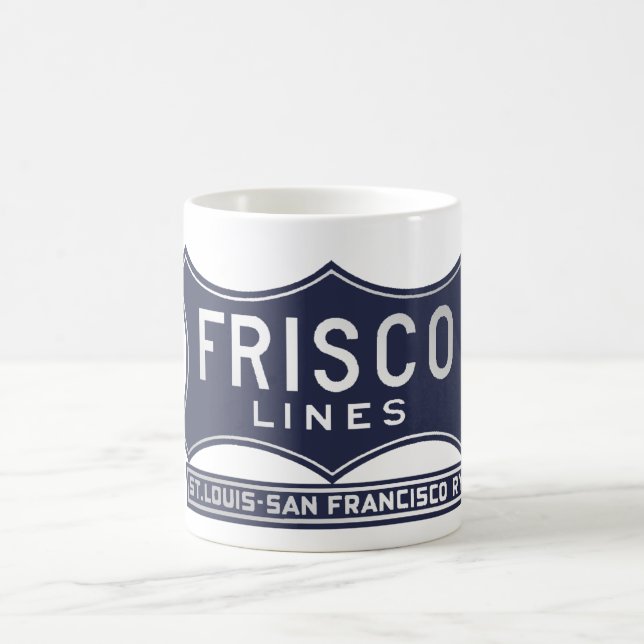 Tasse bleue de logo de St Louis San Francisco (Centre)
